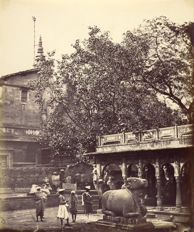 Heilige Bron (Benares) door Felice Beato