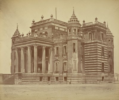 Het Dilkusha-paleis door Felice Beato