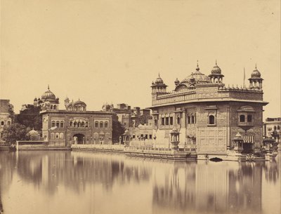 De Gouden Tempel in Amritsar door Felice Beato