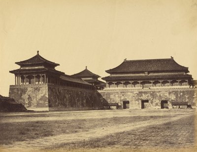 Het Grote Keizerlijke Winterpaleis, Peking, 29 oktober 1860 door Felice Beato