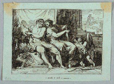 Hercules en Iole door Felice Giani