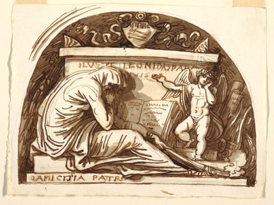Grafmonument voor Leonida Spada door Felice Giani