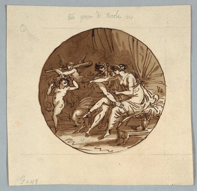 De bruiloft van Hebe en Hercules door Felice Giani