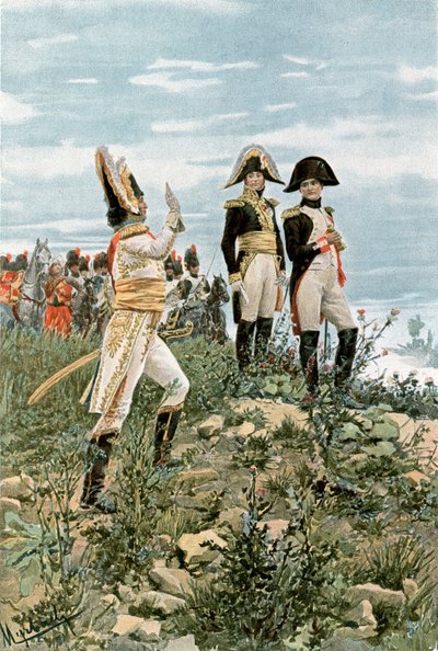 Prins Murat groet de keizer door Felicien baron de Myrbach Rheinfeld