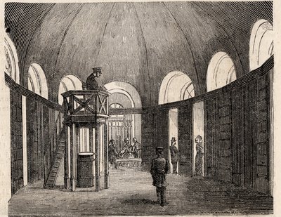 Parijs - Gevangenis de Petite Roquette (gevangenis voor vrouwen en adolescenten) door Felix (after) Thorigny