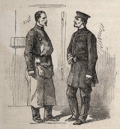 Parijs - Gevangenis de la Petite Roquette (gevangenis voor vrouwen en adolescenten) door Felix (after) Thorigny