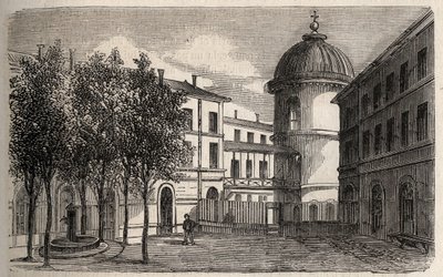 Parijs - Gevangenis de la Petite Roquette (gevangenis voor vrouwen en adolescenten) door Felix (after) Thorigny