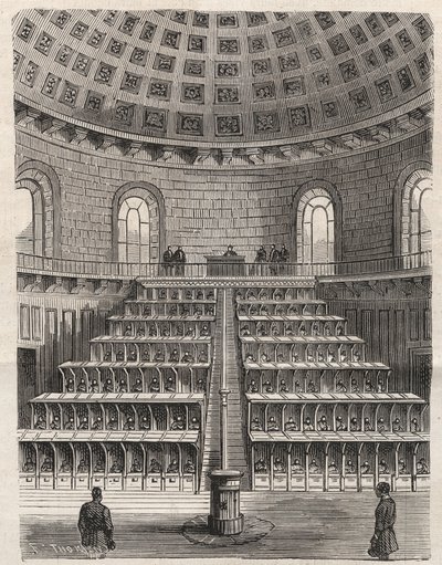 Parijs - Gevangenis de la Petite Roquette (gevangenis voor vrouwen en adolescenten) door Felix (after) Thorigny
