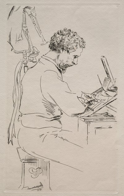 Charles Kean door Felix Bracquemond