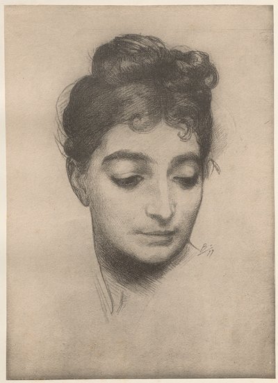 Portret door Felix Bracquemond