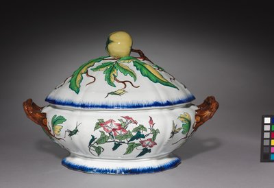 Terrine, gemaakt door Creil Fabriek, ca. 1870 door Felix Bracquemond