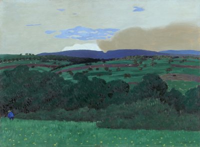 Omgeving van Lausanne door Felix Edouard Vallotton