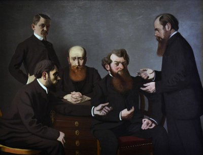 Les cinq peintres: Félix Vallotton, Pierre Bonnard, Édouard Vuillard... 1902-1903 door Felix Edouard Vallotton