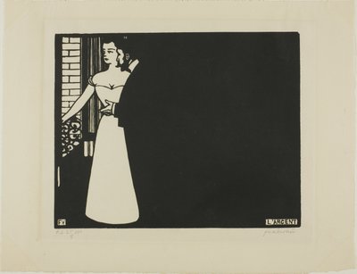 Geld, plaat vijf uit Intimacies door Felix Edouard Vallotton