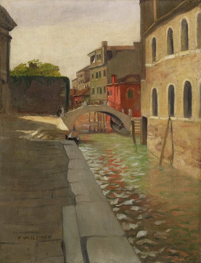 Rio della Salute, Venetië, c.1902 door Felix Edouard Vallotton