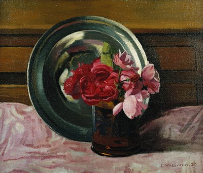 Stilleven met Rozen door Felix Edouard Vallotton