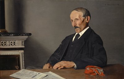 De Oude Concierge, 1893 door Felix Edouard Vallotton