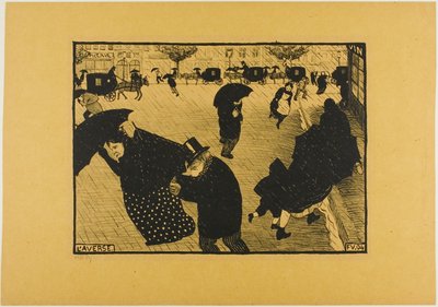 De Regenbui door Felix Edouard Vallotton