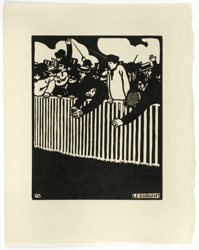De Winnaar door Felix Edouard Vallotton