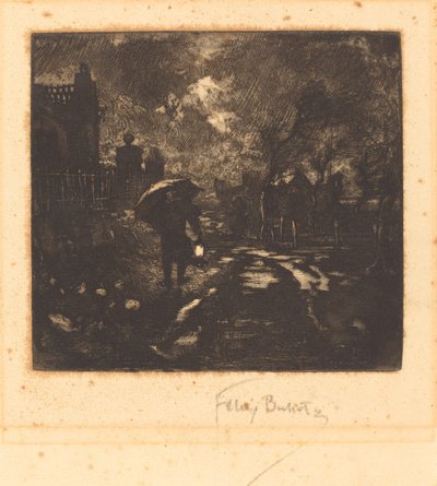 La Ronde de Nuit door Felix Hilaire Buhot