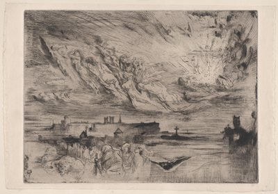 Geesten van Dode Steden, 1860-1898 door Felix Hilaire Buhot