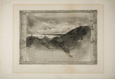 De Klif, Baai van St. Malmo door Felix Hilaire Buhot