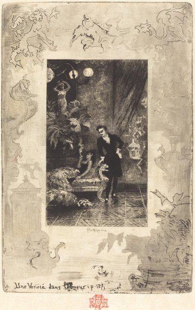 Een Verandering van Hart door Felix Hilaire Buhot