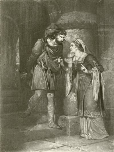 Macbeth. Act II, Scene II door Felix Octavius Carr Darley