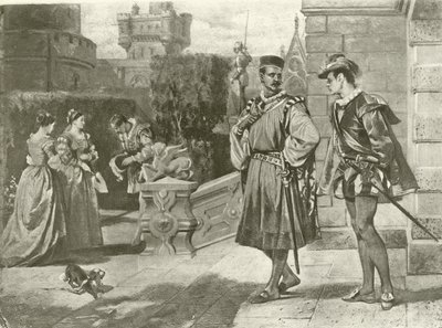 Othello. Act III, Scene III door Felix Octavius Carr Darley
