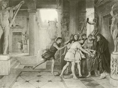 Timon van Athene. Act III, Scene IV door Felix Octavius Carr Darley