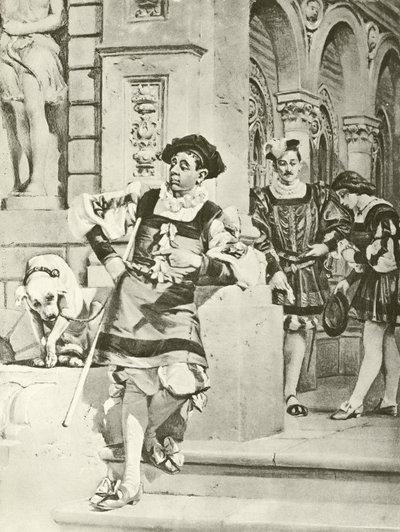 Twee Heren van Verona. Act IV, Scene IV door Felix Octavius Carr Darley