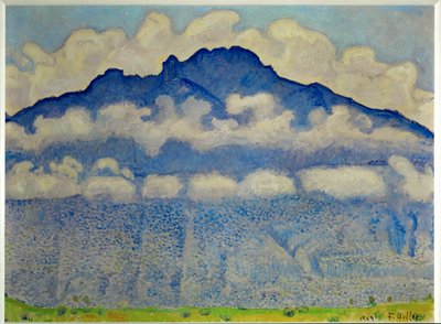 Landschap in het Berner Oberland door Ferdinand Hodler