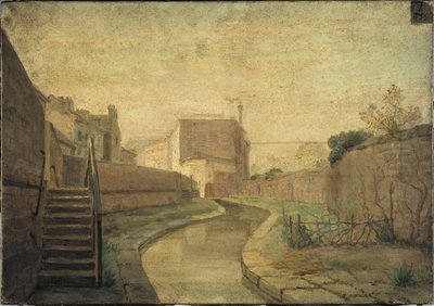 La Bièvre, rue Croulebarde door Ferdinand Laudigeois