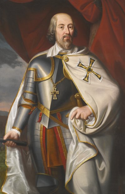 Portret van Heinrich Walpot von Bassenheim, midden 19e eeuw door Ferdinand Müller
