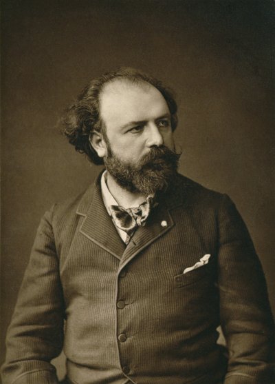 Zacharie Astruc (1835-1907), uit Galerie Contemporaine, c.1874-78 door Ferdinand Mulnier