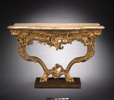 Console Tafel, c.1765 door Ferdinand Tietz
