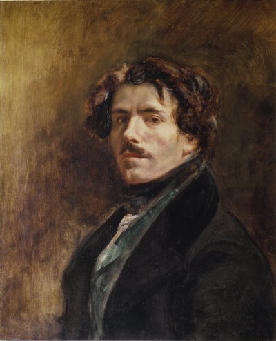 Zelfportret door Ferdinand Victor Eugene Delacroix