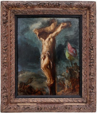 De kruisiging door Ferdinand Victor Eugene Delacroix