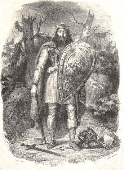 Zonder Titel, gegraveerd door Godefroy Engelmann door Ferdinand Victor Eugene Delacroix