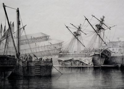 Brik, lithografie door Ferdinand Perrot door Ferdinand Victor Perrot
