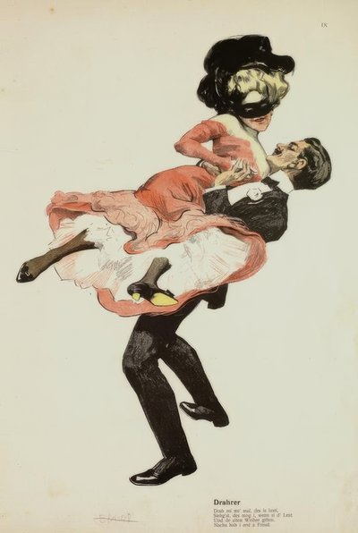 F. v. Reznicek, Drahrer / uit: De Dans/1906 door Ferdinand von Reznicek