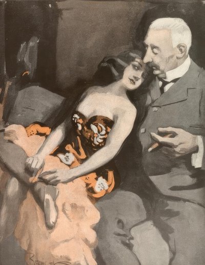 Wil je met me trouwen, Dikkerd? Ach ga, koop me liever een avondjas! door Ferdinand von Reznicek