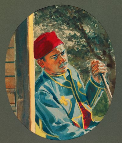 Pimero, Algerijnse schermutselaar, Gustrow door Fernand Barbier