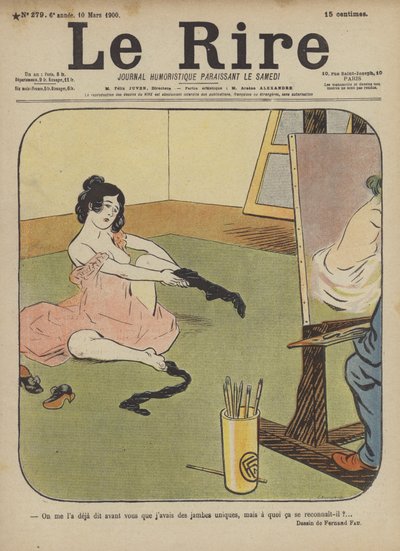 Illustratie voor Le Rire door Fernand Fau
