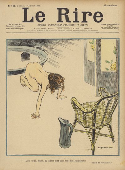 Illustratie voor Le Rire door Fernand Fau