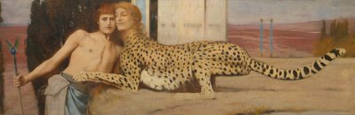 Liefkozingen door Fernand Khnopff