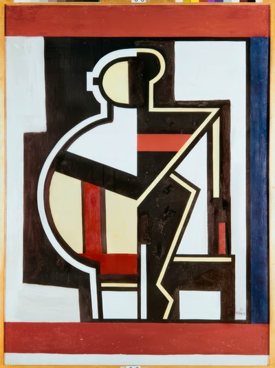 Abstracte compositie door Fernand Leger