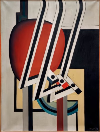 Abstracte compositie door Fernand Leger