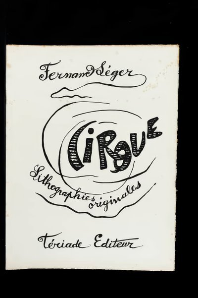 Cirque, titelpagina door Fernand Leger