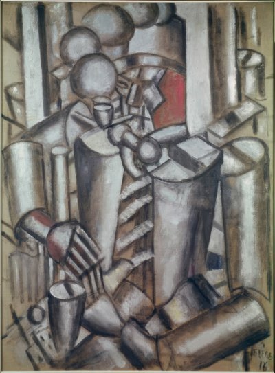 De rokende soldaat door Fernand Leger